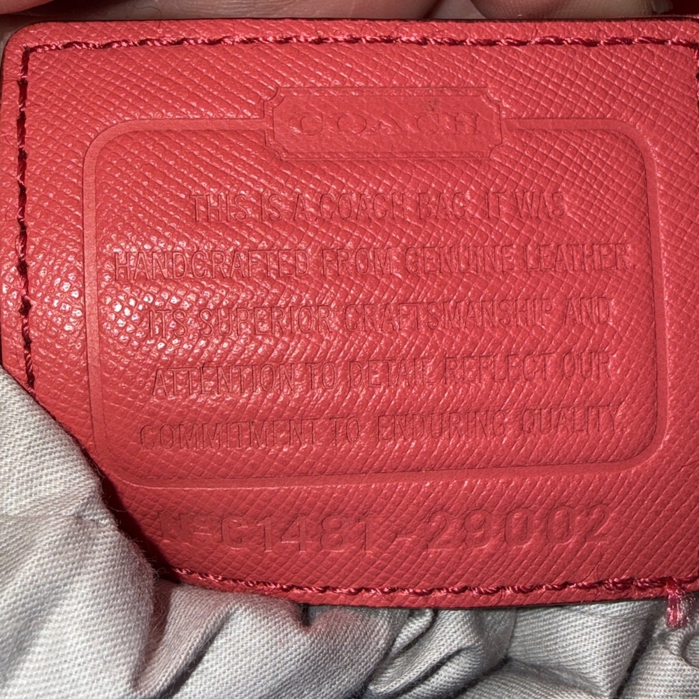 Coach Madison Coral Pink Leather Tote 29002 - Picture 2 of 15